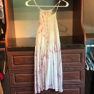 White and pink dress